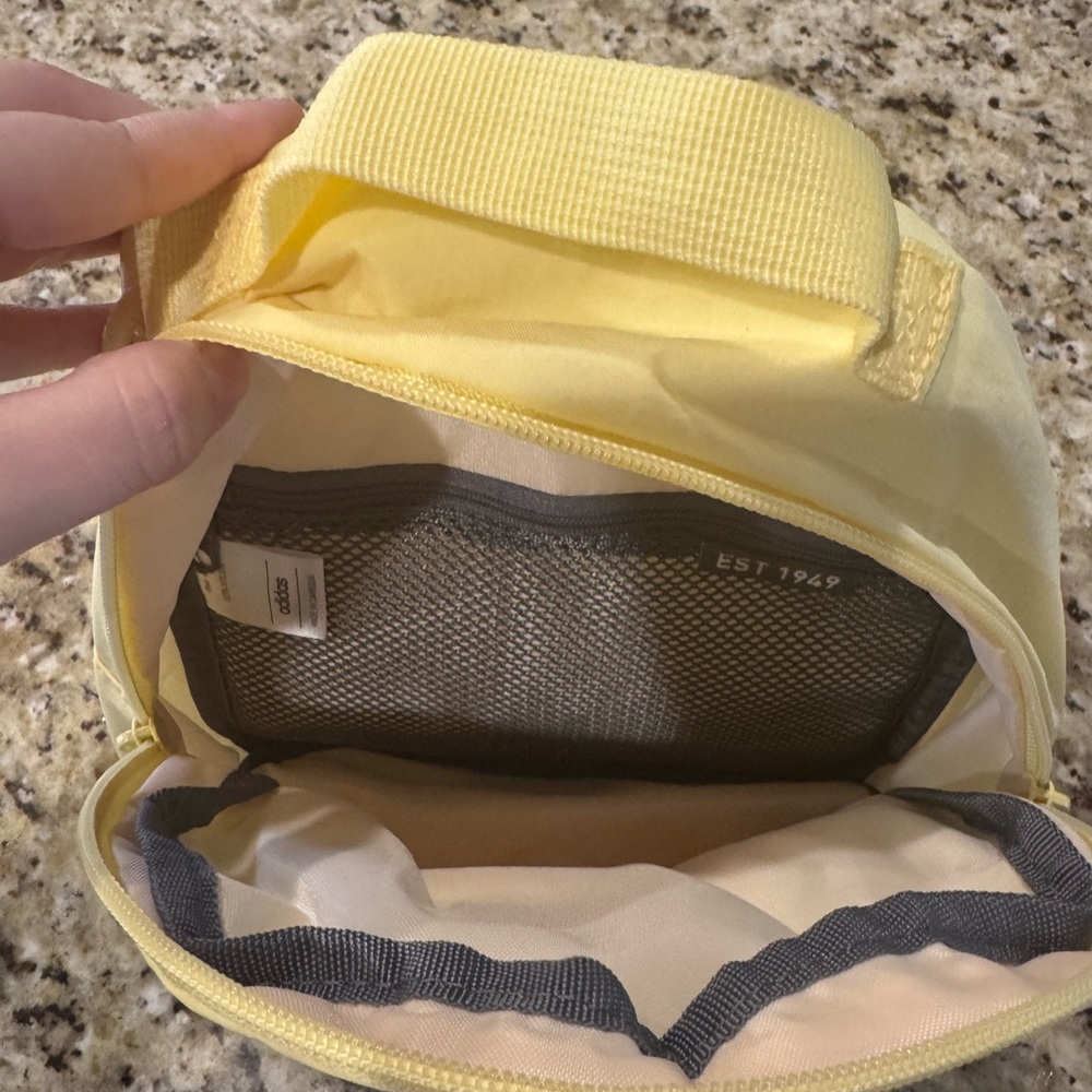 Adidas Soft Yellow Mini Backpack - image 3
